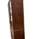 XL vintage wooden display cabinet/buffet, very tall, with glass.