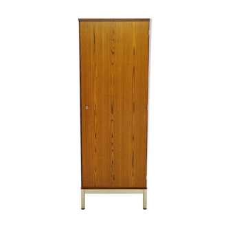 Cabinet moderniste palissandre et chrome, vers 1960