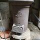 Old cast iron stove