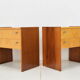 Pair of mid-century Bedside Tables,Bucovice,1970