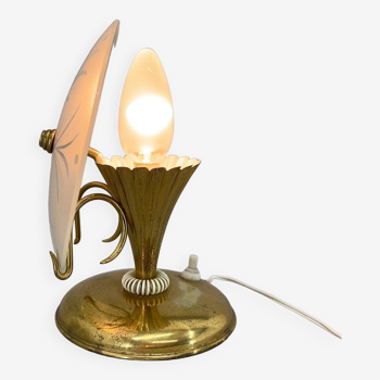 1940s unique small table lamp from italy
