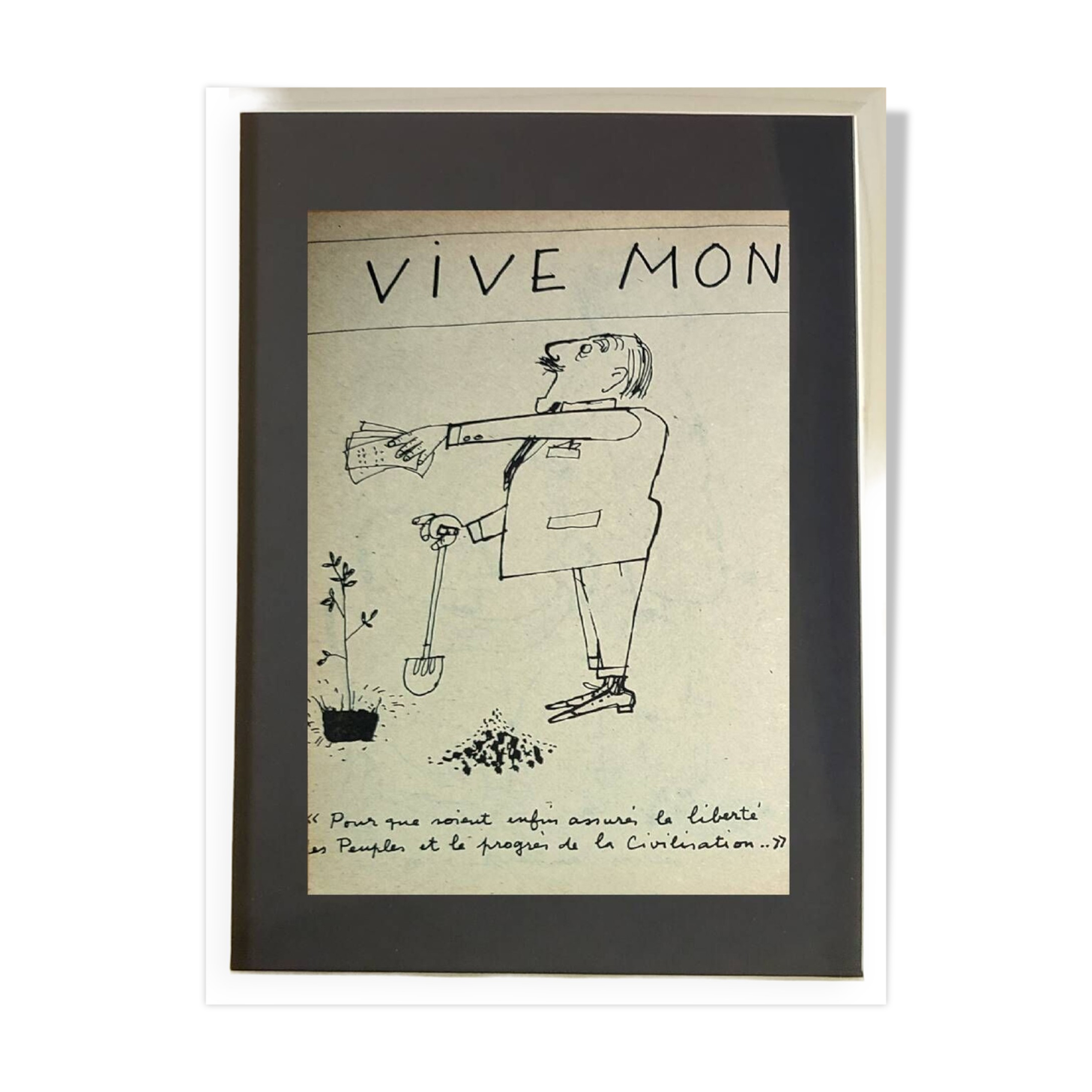 Daninos illustration from 1962 "France...The program"