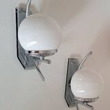 Pair of 70s wall lights