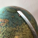 Vintage globe globe map
