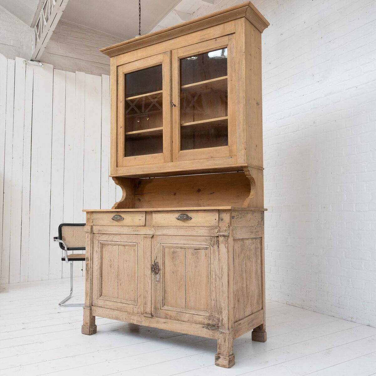 Vintage Cupboard in Elm and Fir, 1930