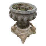 Stone and terracotta planter