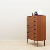Teak chest of drawers, danish design, 60s, made in denmark