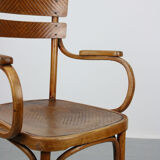 Antique bentwood armchair