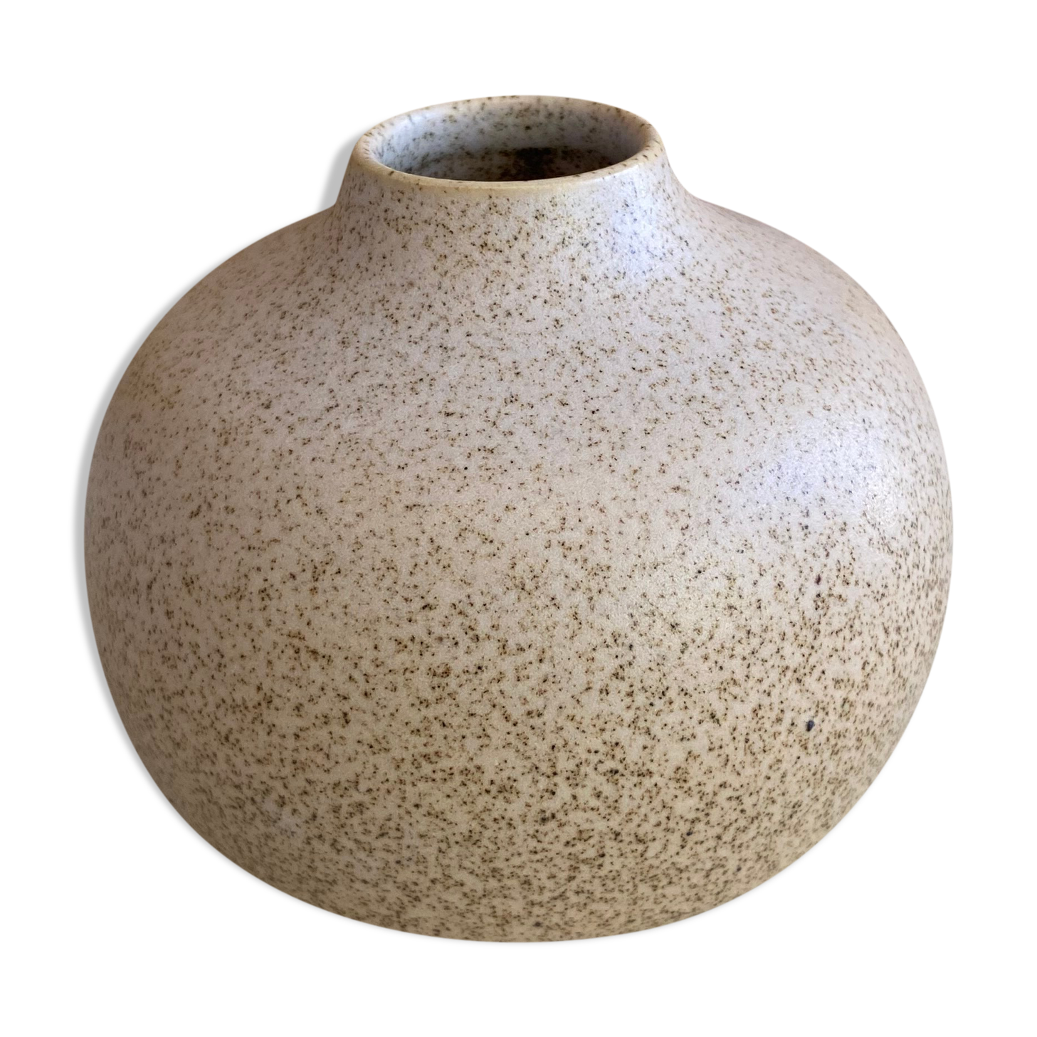 Vase roundy neck speckled - vagabonde creation