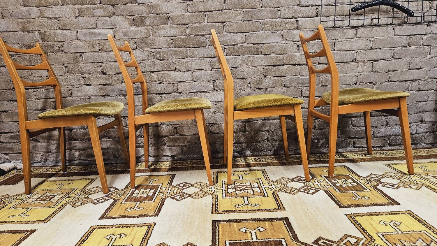 Set de 4 chaises scandinaves par Bähre Mignon Möbel 1960