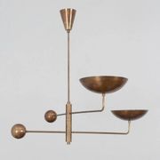 Lampe en laiton vintage, 1960