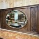 Oak mirror from the early 20th century.