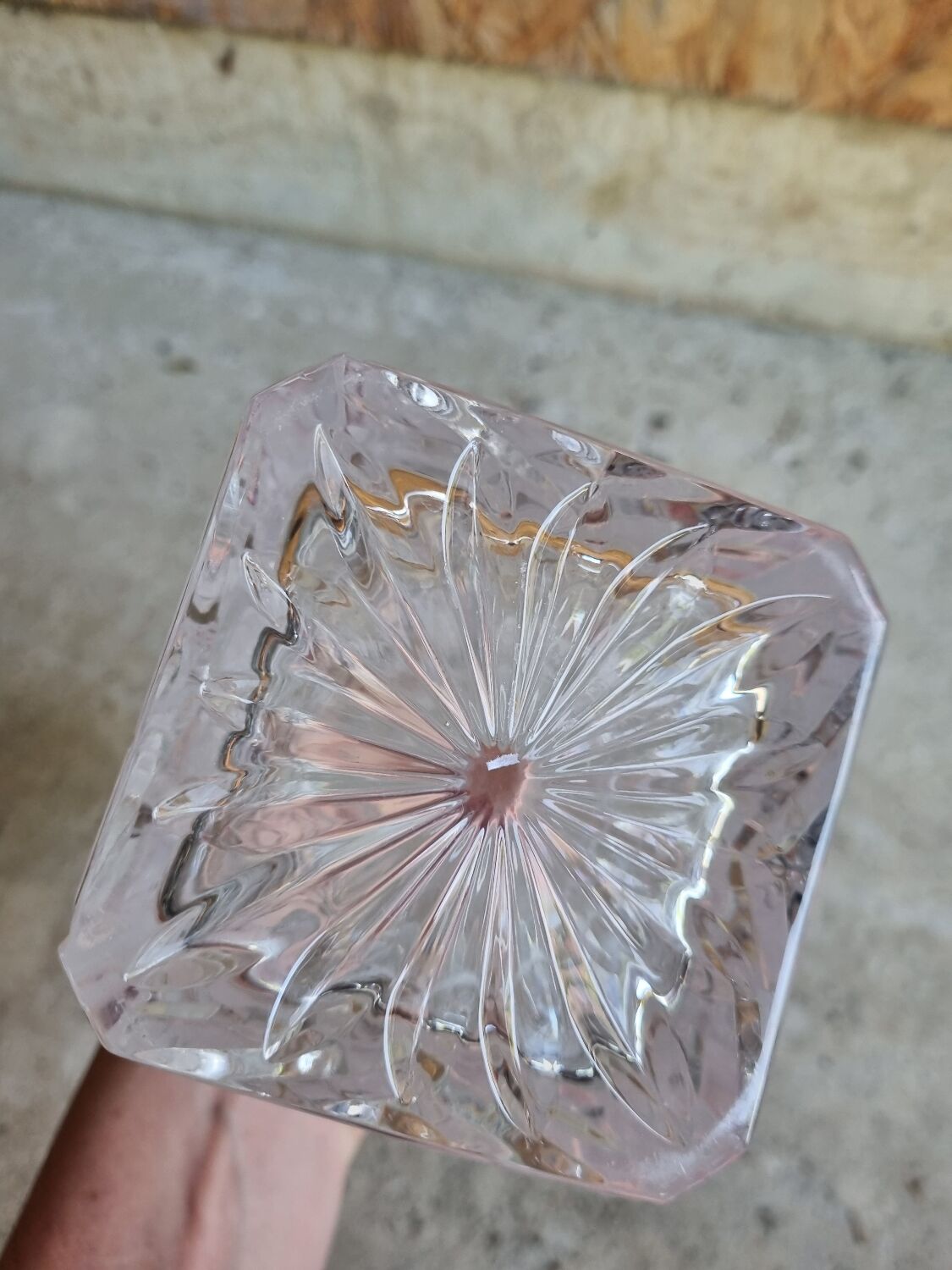 Crystal whisky decanter, 1970