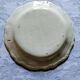 Large white and blue Marseille earthenware plate