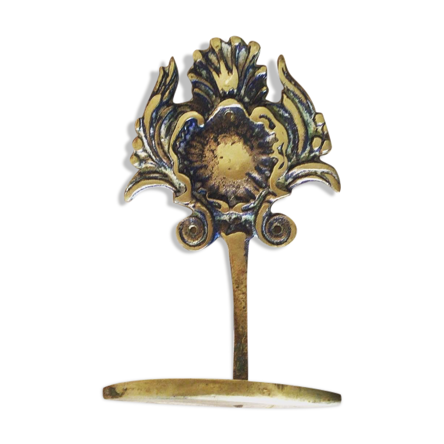 Patère vintage en laiton