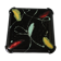 Antique underside in black ceramic enamelled modern and colorful décor
