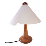 Vintage hem glass lampshade bedside lamp