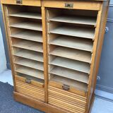 Furniture notary sliding curtain binder 1950s