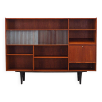 Teak bookcase, Danish design, 1970s, production: Denmark