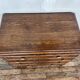 Commode semainier chiffonnier vintage chêne 1950 style Art deco