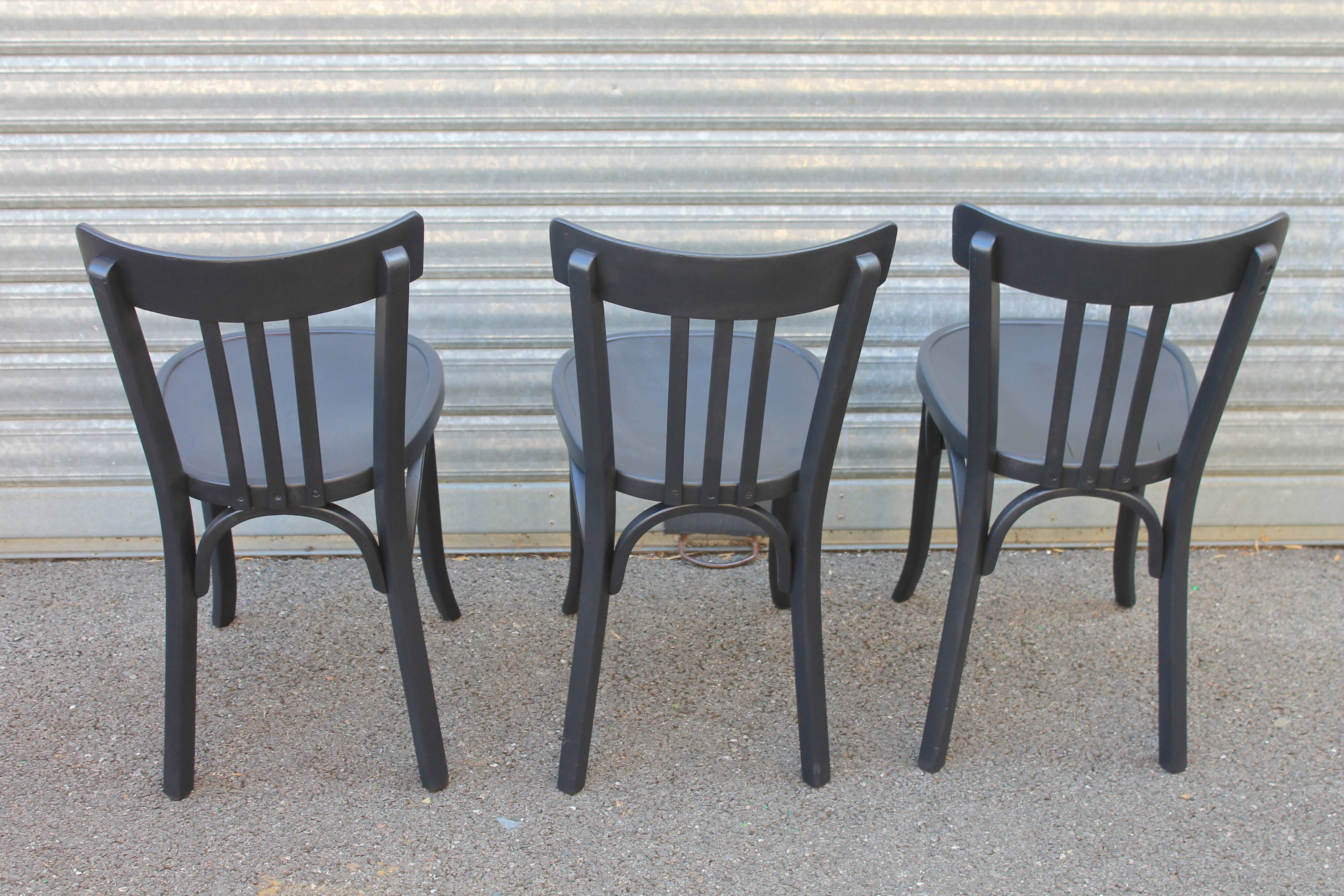 Set of 6 Baumann bistro chairs