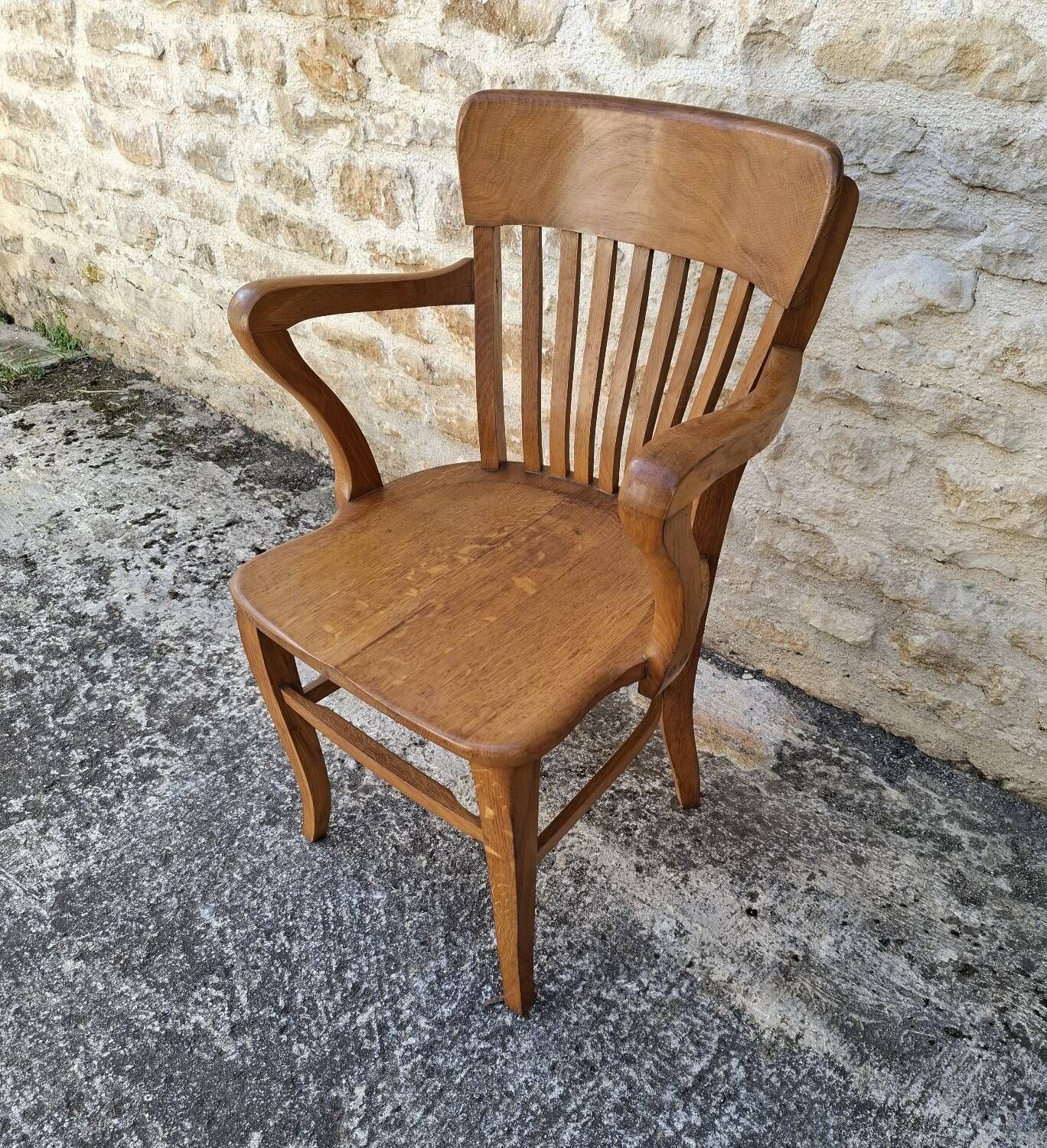 American oak armchair