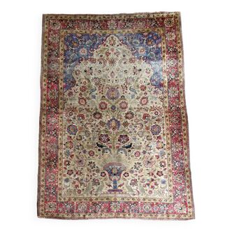 Silk carpet 1880s 209x311cm