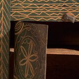 Antique green primitive style chest of drawers (circa 1920) #71