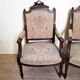Pair of Louis XVI style queen-style armchairs in richly carved wood