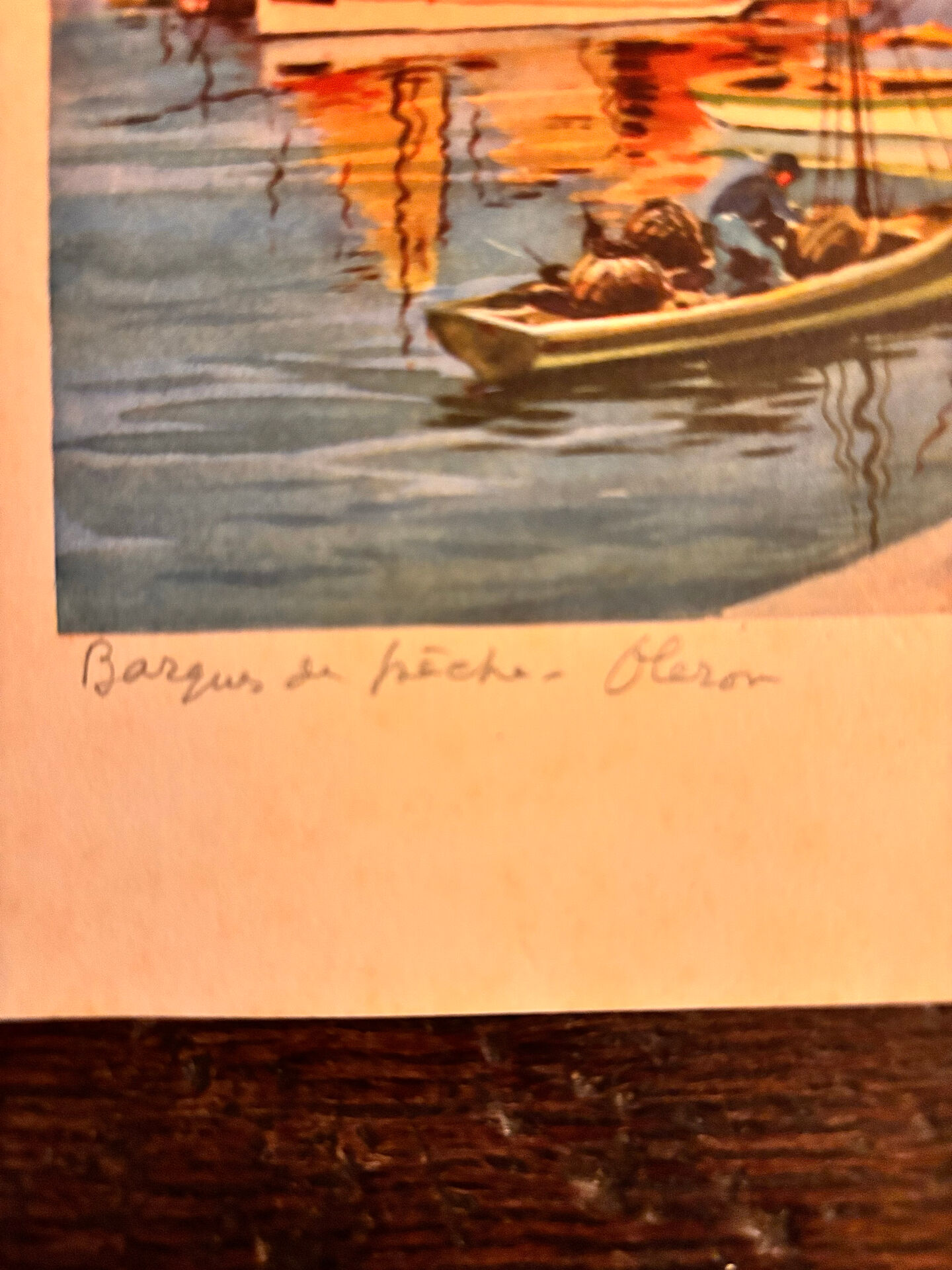 2 Estampes Anciennes / Lithographies. Île d'Oléron par Louis Lessieux