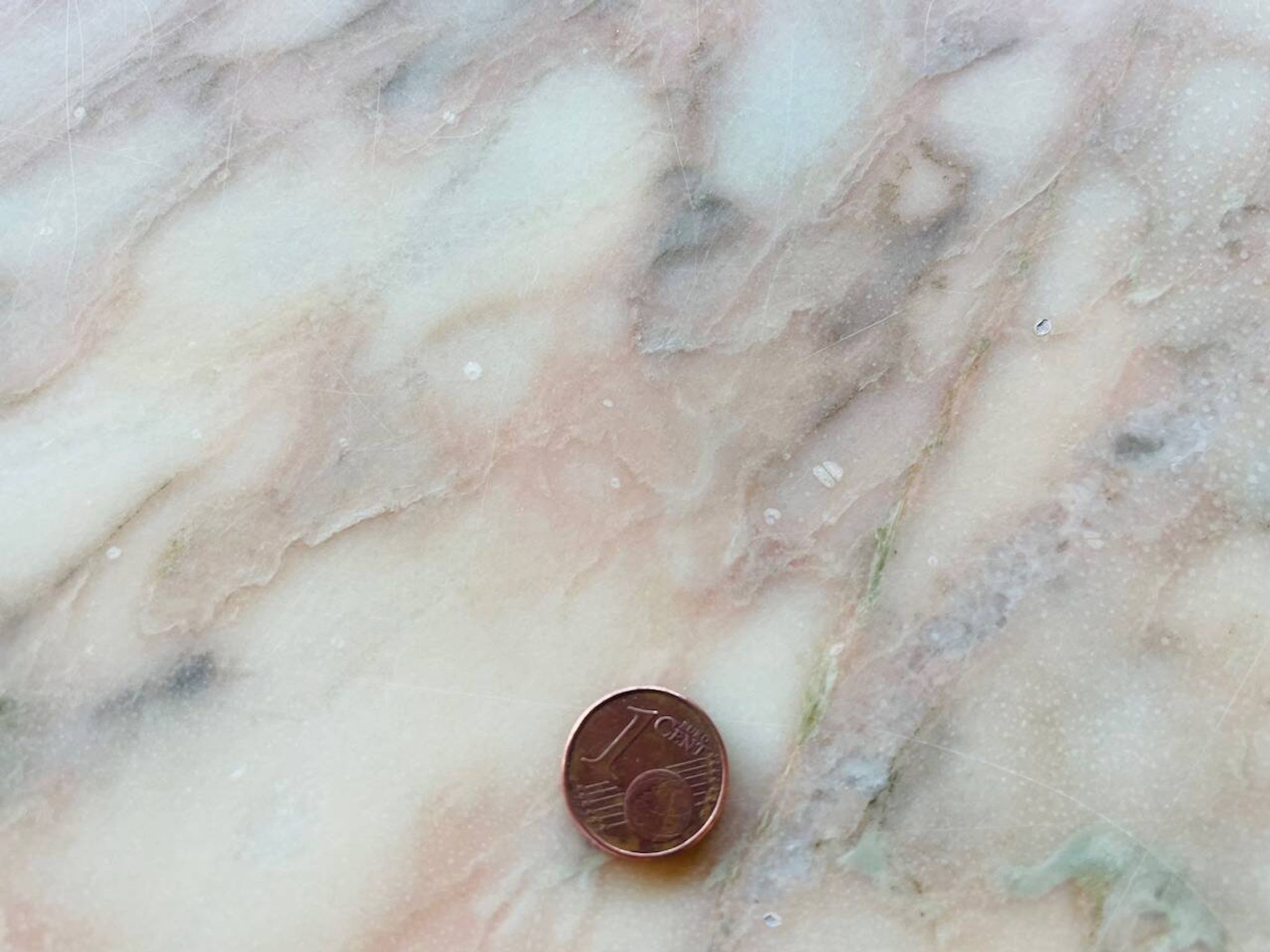 Vintage marble and brass coffee table circa 60's