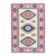 1970s Vintage Turkish Hand-Knotted Wool Cotton Pink Area Rug 120x176