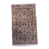 Handmade vintage Persian Kerman rug  61cm x 97cm 1950s