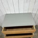 Vintage commode from the 50s-60s – cerused wood and grey
