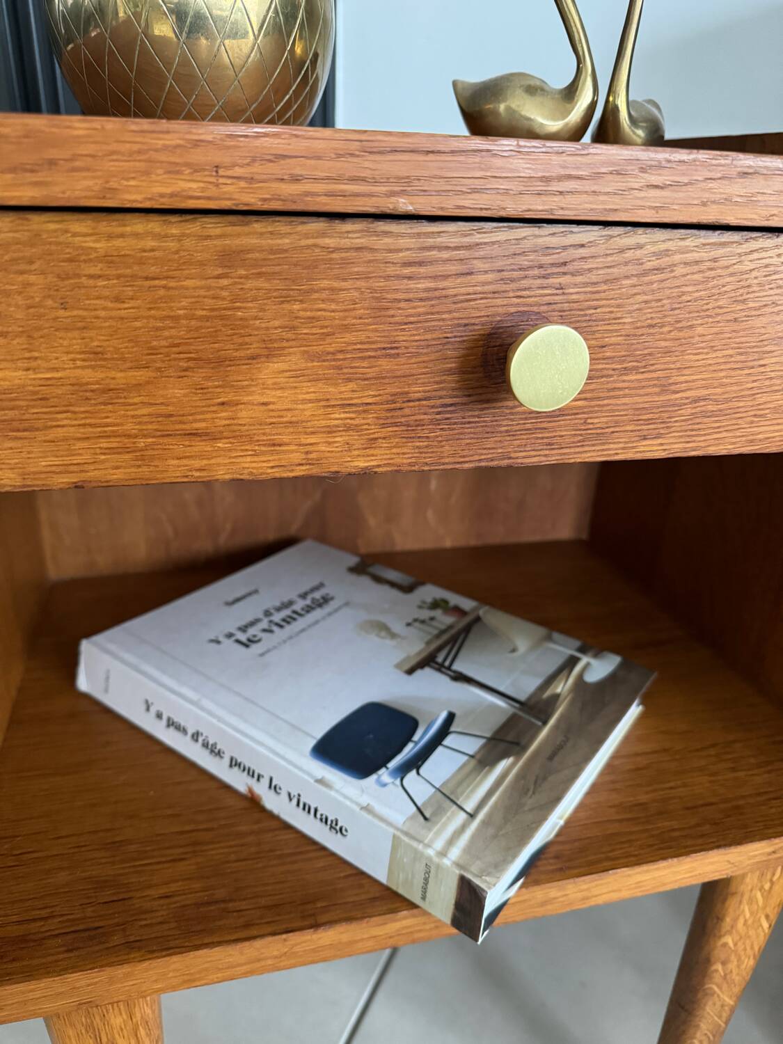 Vintage bedside table