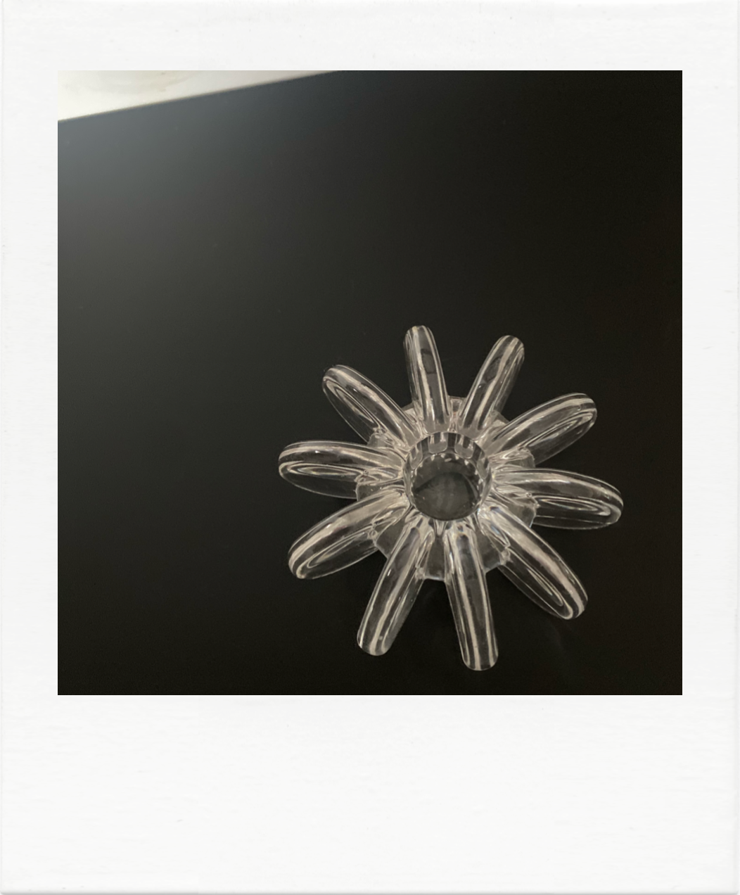 Bougeoir en cristal