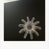 Crystal candle holder