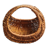 Vintage wicker gondola basket
