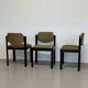 Ensemble de 6 chaises de salle à manger italiennes vintage