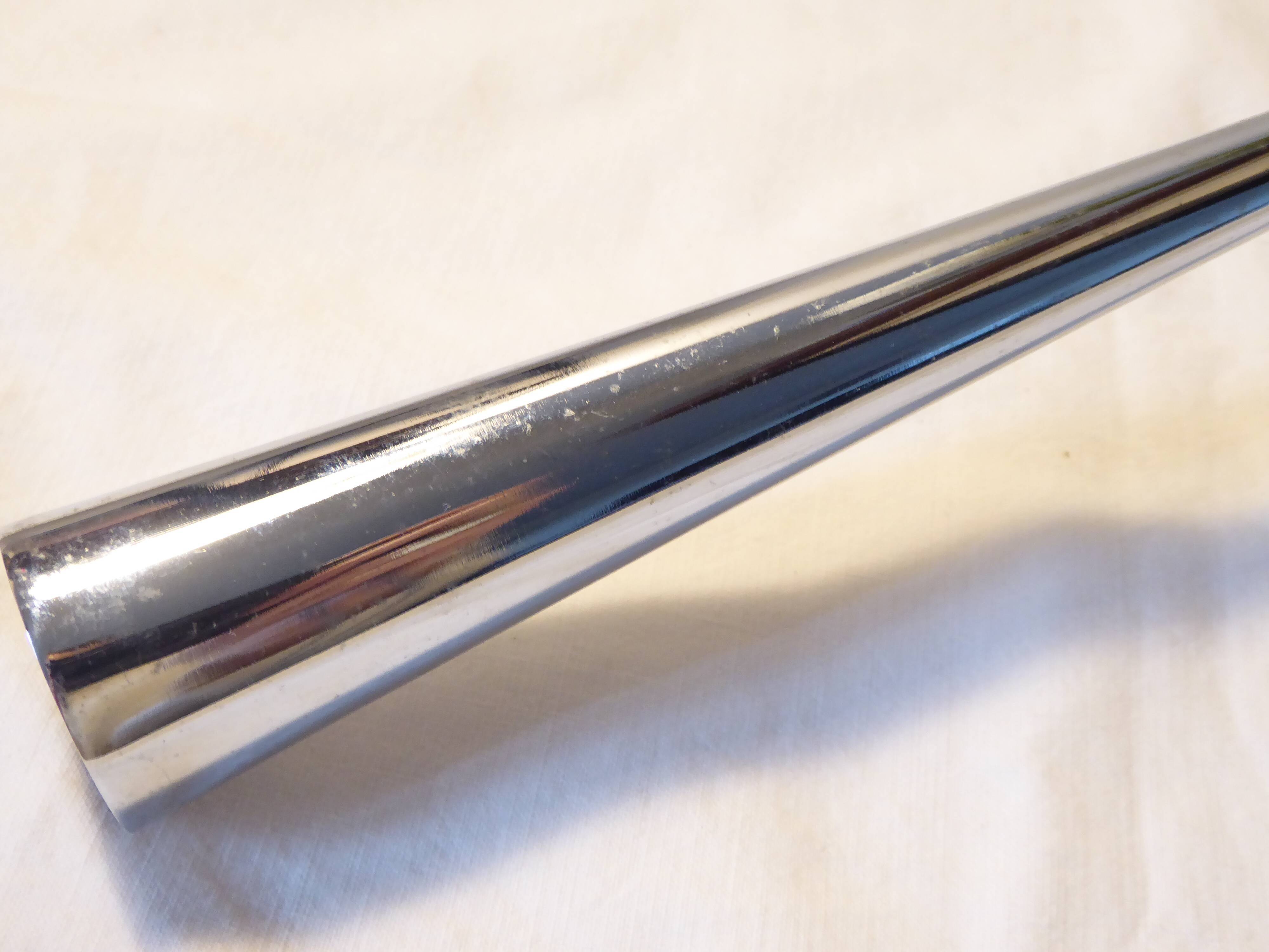 Soliflore vase in chrome metal Black + Blum