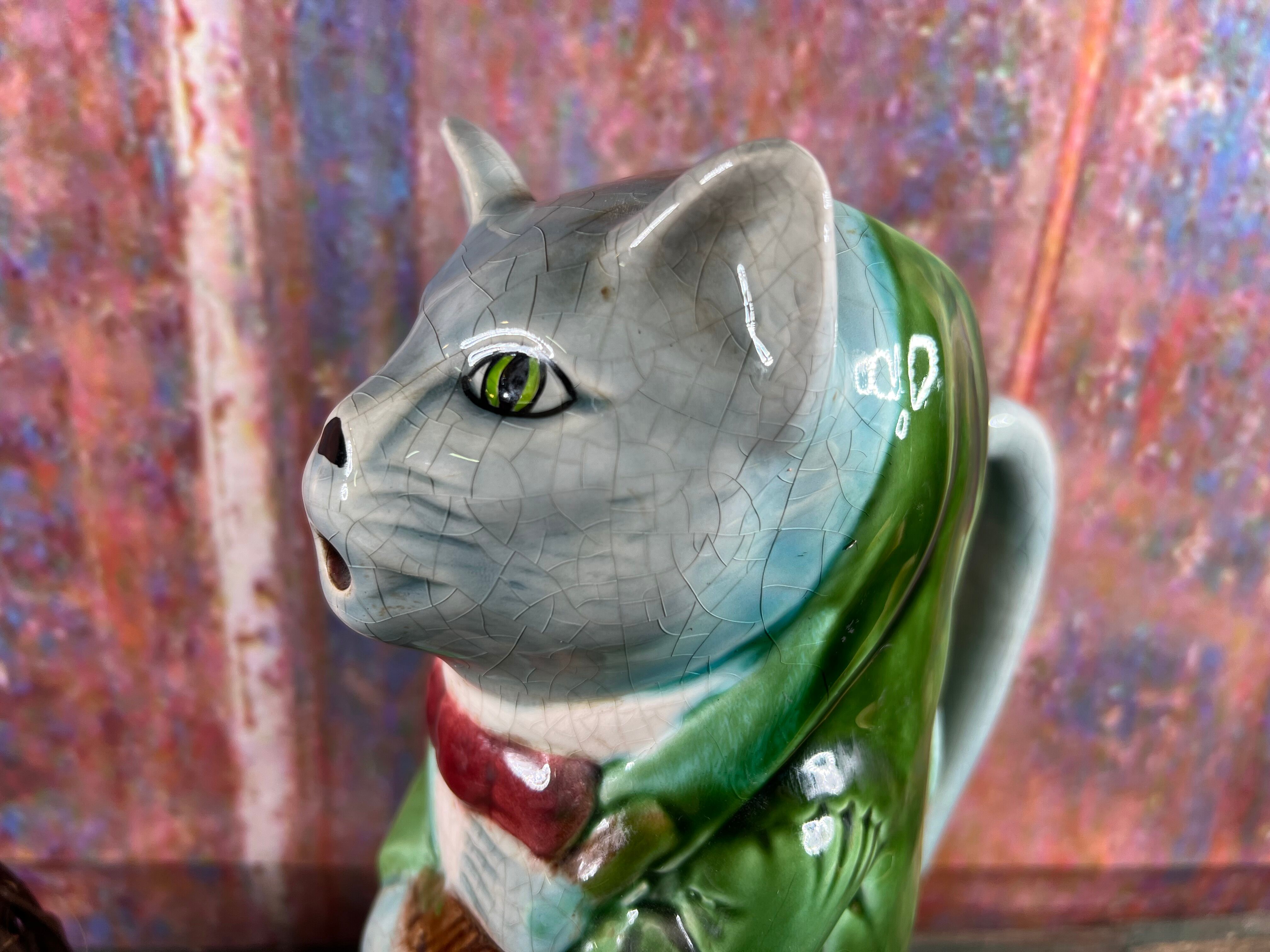 Pitcher slurry cat musician