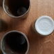 Lot de 6 verre ou tasse en grès