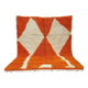 Beautiful handmade orange rug 200cm x 300cm