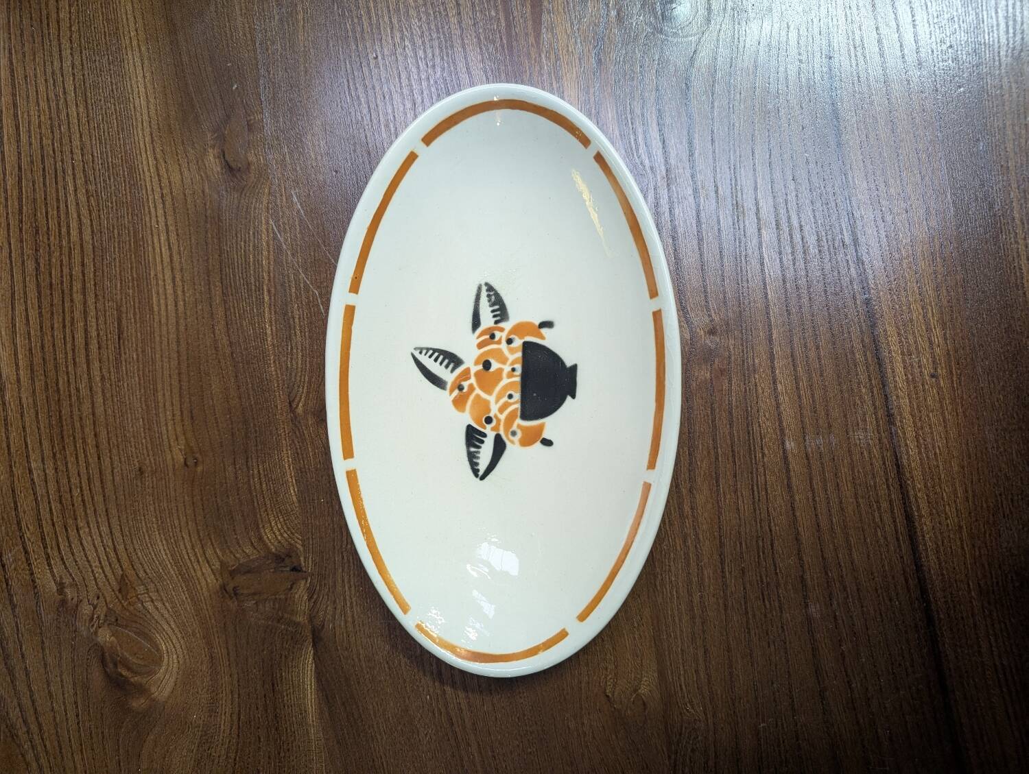 Badonviller "jade" serving dish
