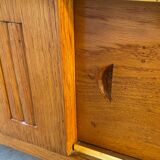 Vintage solid oak sideboard (shallow)