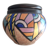 Antoine Dubois Art Deco vase, La Ceramique Montoise