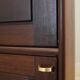 Mahogany showcase, Danish design, 1970s, production: Denmark