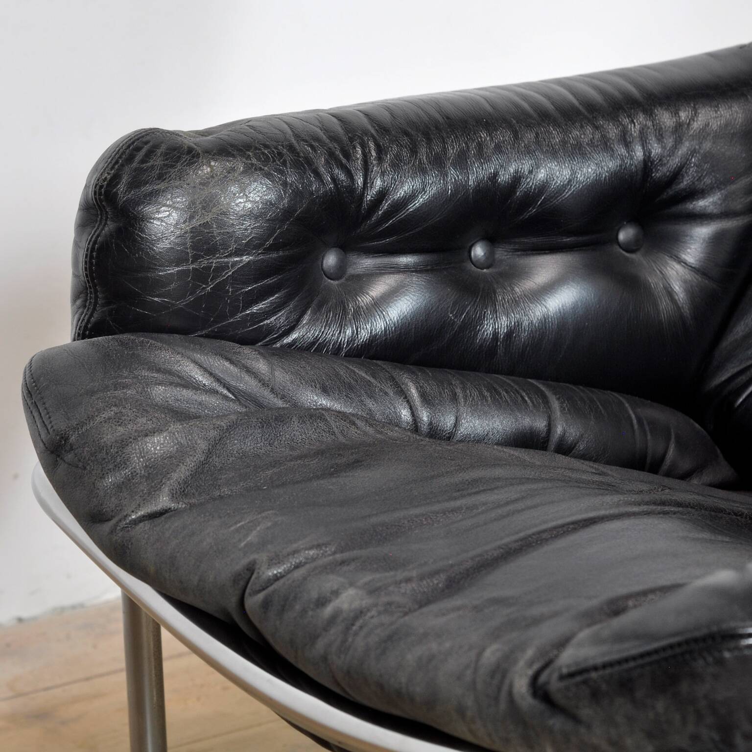 Nagoya SZ09 black lounge chair by Martin Visser, 1960s