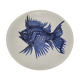 Fish plate by Alain Piclet unique piece Quimper