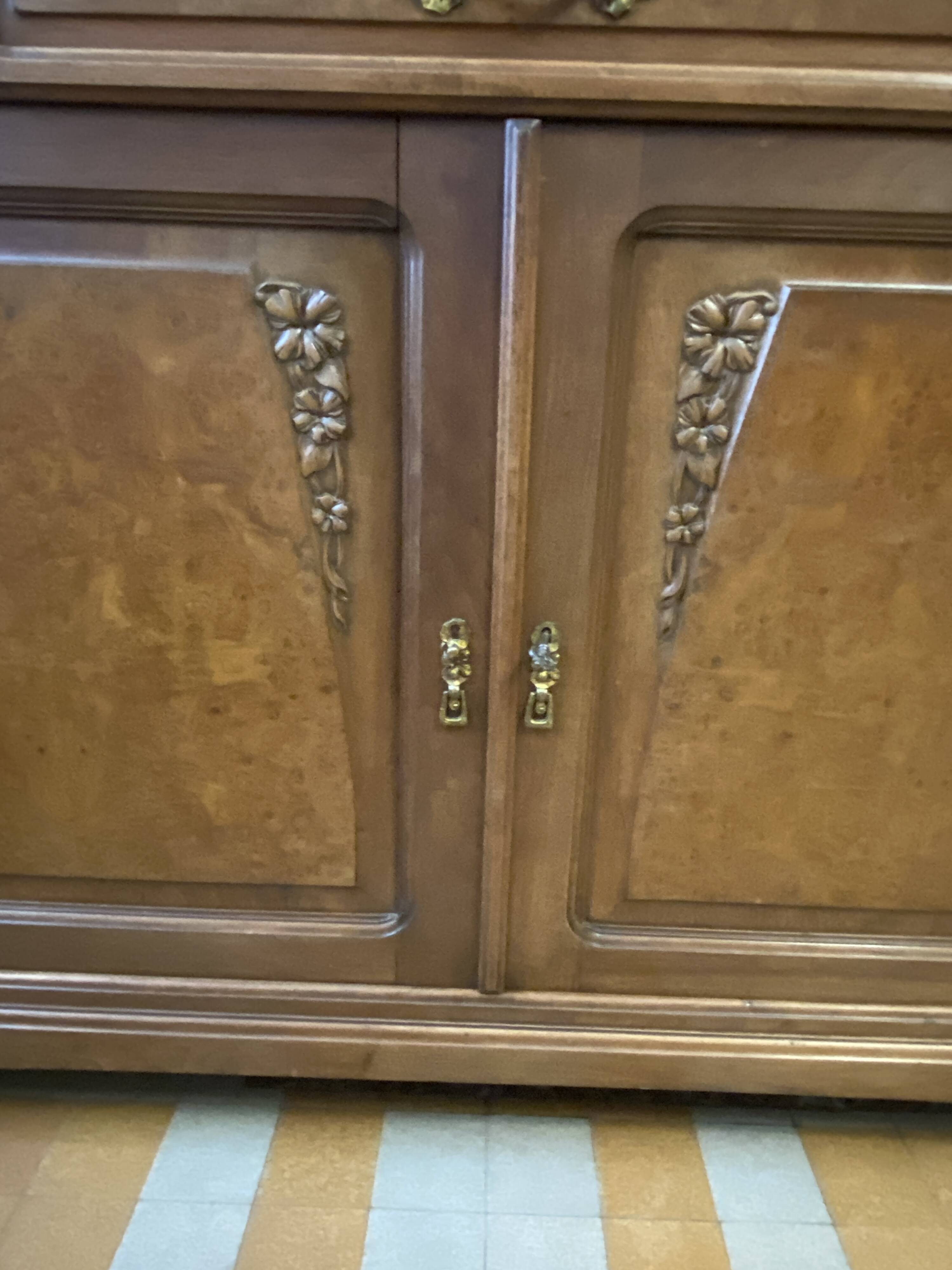 Mahogany china cabinet